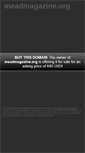 Mobile Screenshot of meadmagazine.org