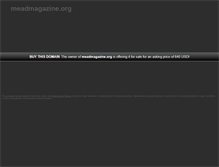 Tablet Screenshot of meadmagazine.org